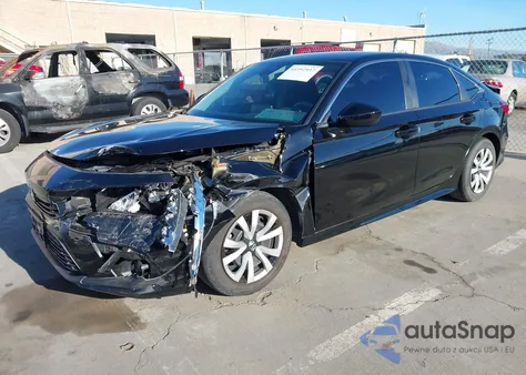2022 Honda Civic Lx z USA, uszkodzony, nr VIN 2HGFE2F28NH505689